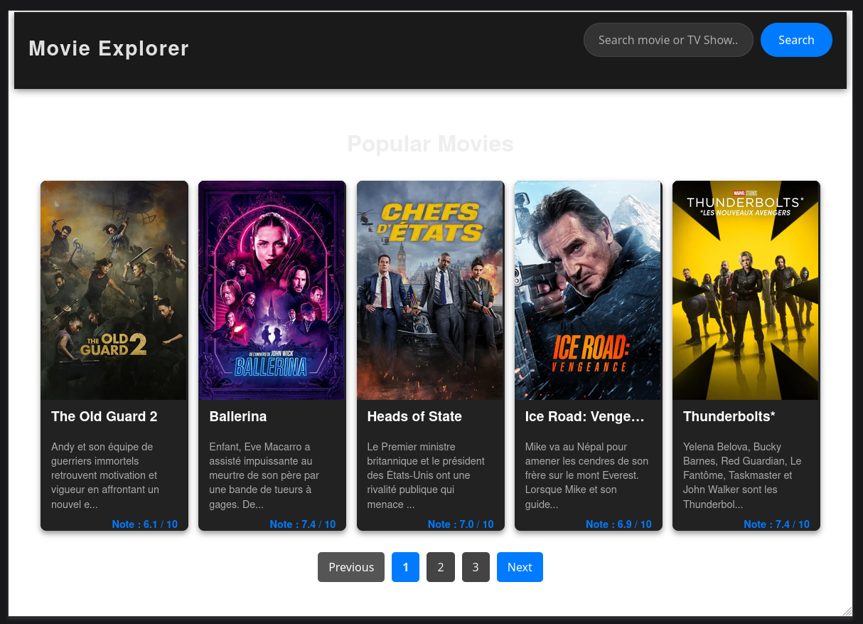 Angular Movie Explorer